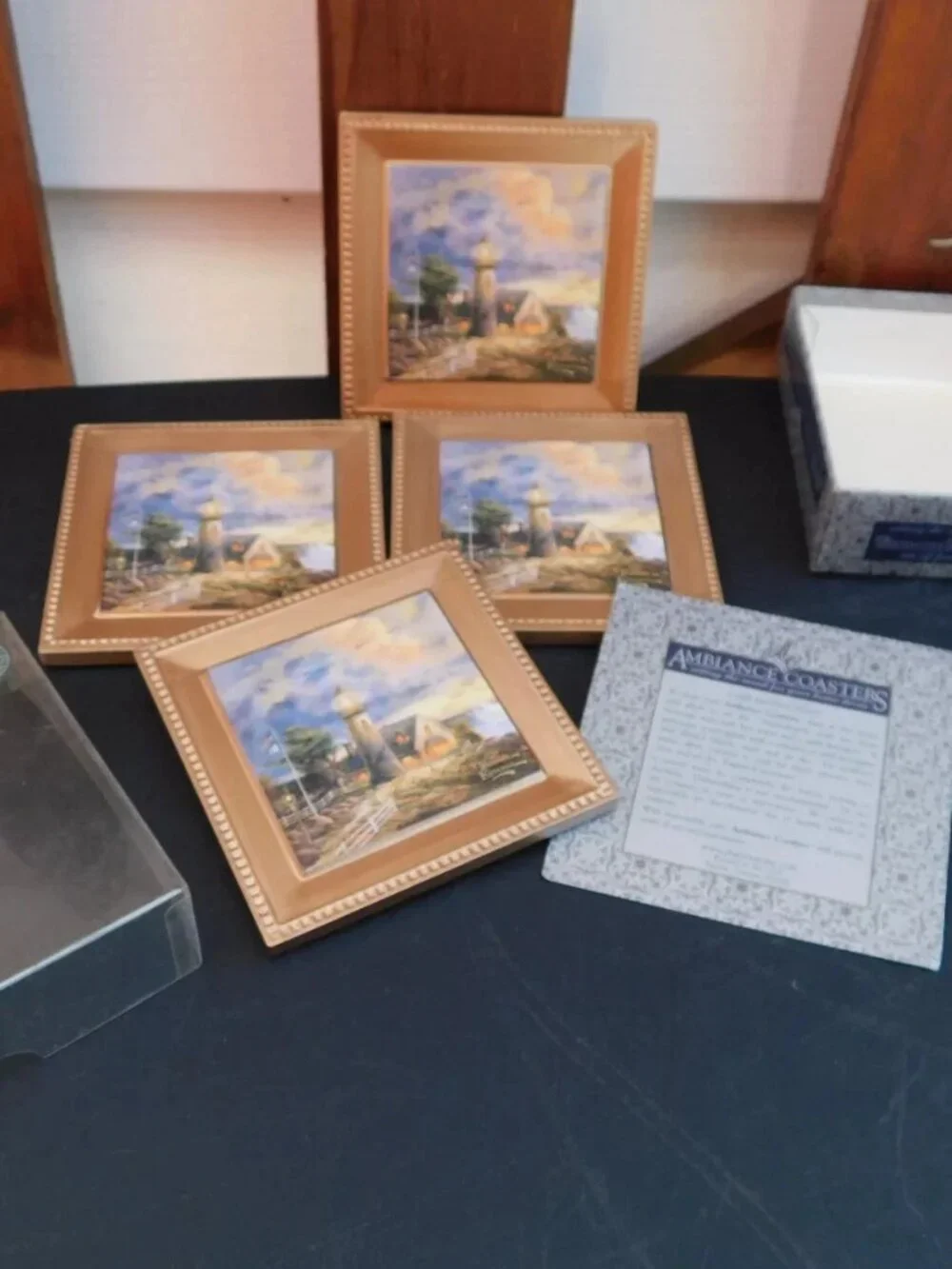 THIRSTYSTONE Ambiance Set of Coasters Thirsty stone Lighthouses Lighthouse Theme